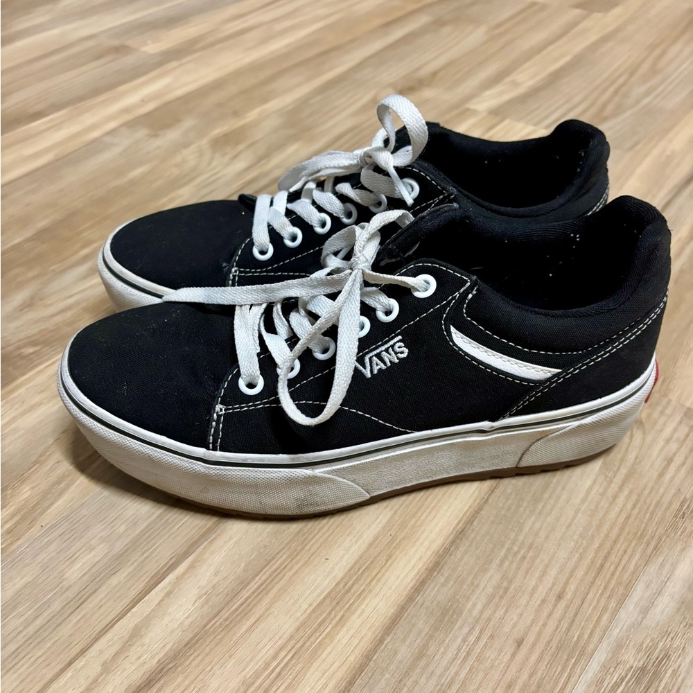 Vans Classic Black and White Low-Tops